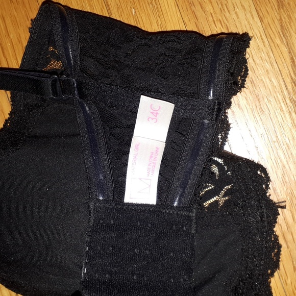 Material girl black skull detail bra 34C - Picture 3 of 5